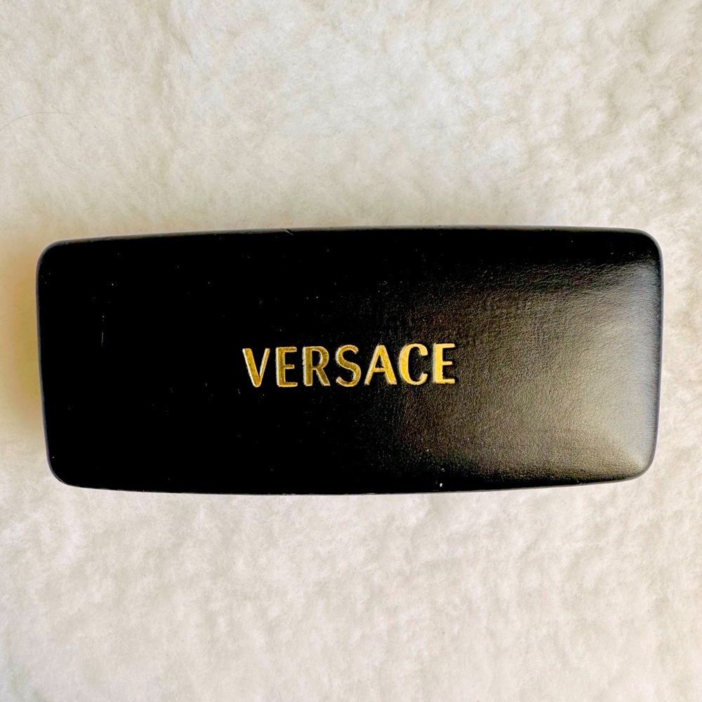 Versace black Eyeglass Case